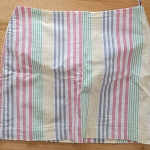 Tommy Hilfiger Y2k Candy Striped Mini Skirt Size 8